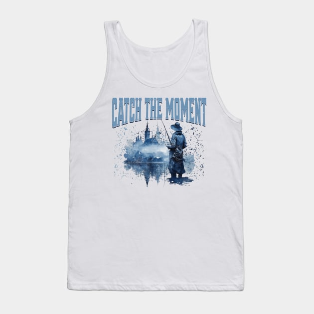 Catch The Moment Fishing Tank Top by MEWRCH